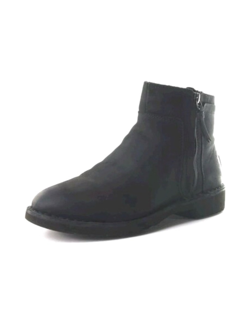 UGG Rea Black Nubuck Ankle Booties with Side Zip Size 7.5